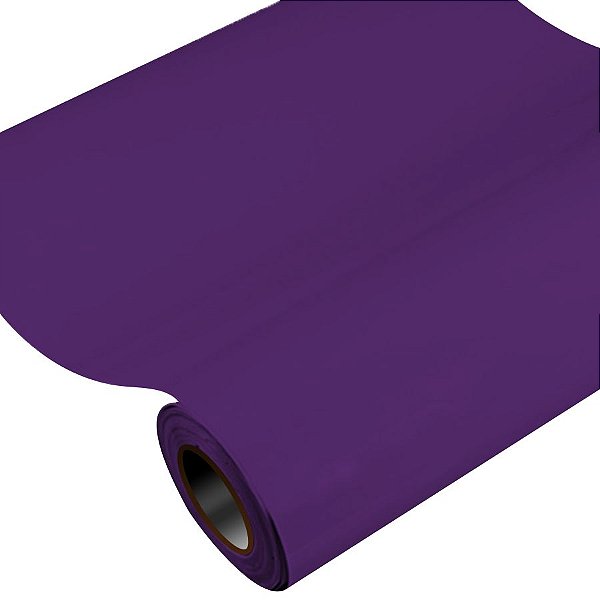 Vinil Adesivo 1m x 30cm - Roxo Retrô - 01 Unidade - Vinil - Rizzo Balões