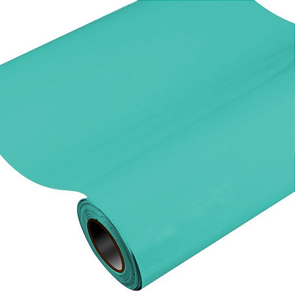 Vinil Adesivo 1m x 30cm - Azul Artico - 01 Unidade - Rizzo Balões