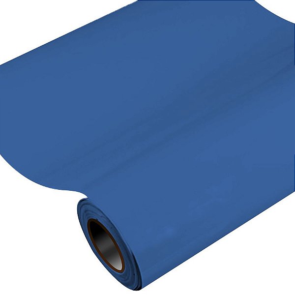 Vinil Adesivo 1m x 30cm - Azul Boreal - 01 Unidade - Rizzo Balões
