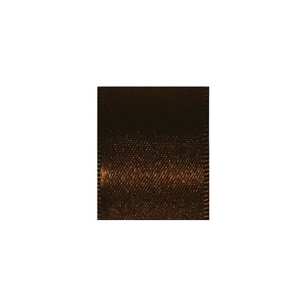 Fita de Cetim Progresso 70mm nº22 - 10m Cor 340 Marrom Café - 01 unidade