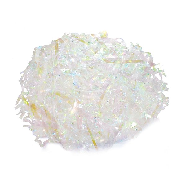 Palha Decorativa Poli Nacarado - 01 pacote 100g - Cromus Páscoa