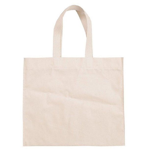 Sacola Algodão Crú - 30x40cm - 01 Unidade - Rizzo Balões