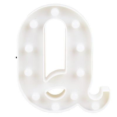 Letra LED Decoração Festa - Q - 01 unidade - Rizzo Balões