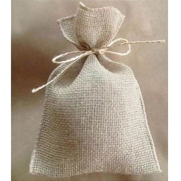 Saco de Juta para Lembrancinhas N° 8 - 50x70cm - 3 unidades - EcoArt - Rizzo