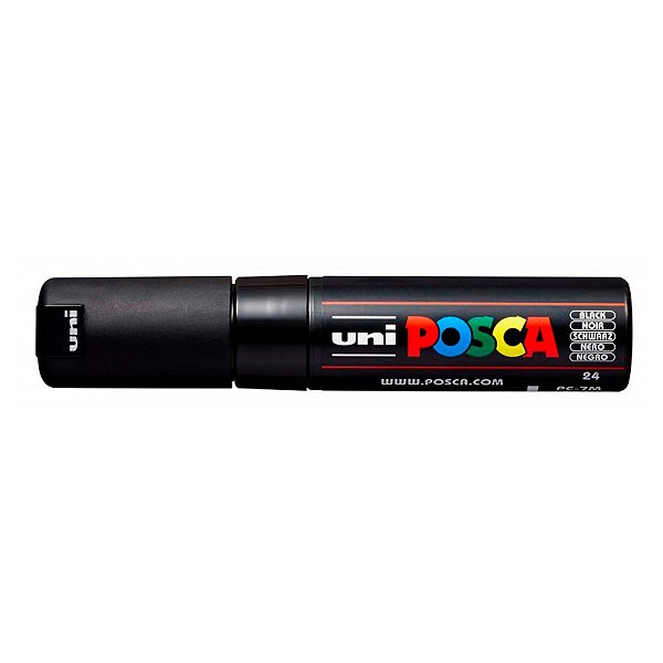 Caneta Posca PC 7m 4,5-5,5mm Black - 01 unidade - Uni Posca