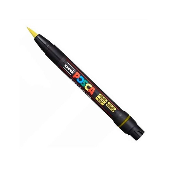 Caneta Posca PCF-350 0,1mm a 10mm Amarelo - 01 unidade - Uni Posca