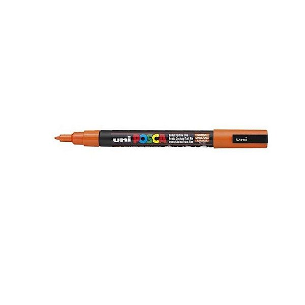 Caneta Posca PC-3M 1,3mm Laranja - 01 unidade - Uni Posca