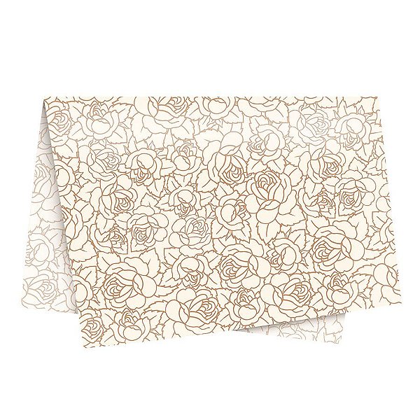 Papel de Seda - 49x69cm - Gabriella - 10 folhas - Rizzo Embalagens