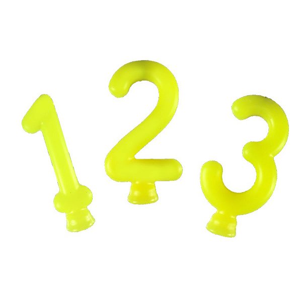 Vela Amarelo Neon  - 01 Unidade - Festcolor