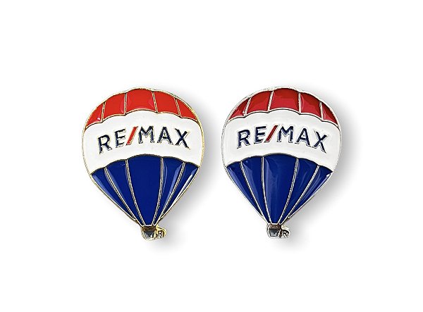 Pin em metal balão RE/MAX 4x3cm - BIG