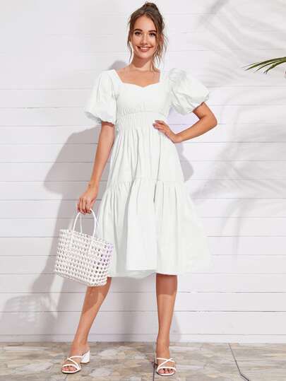 vestido branco boho