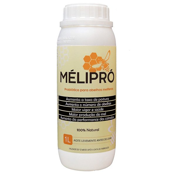 MeliPró Aditivo Probiótico Para Abelhas Melíferas - 1 Litro