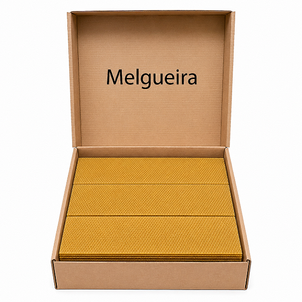 Cera Alveolada Pura Padrão Langstroth Para Melgueira - 10Kg