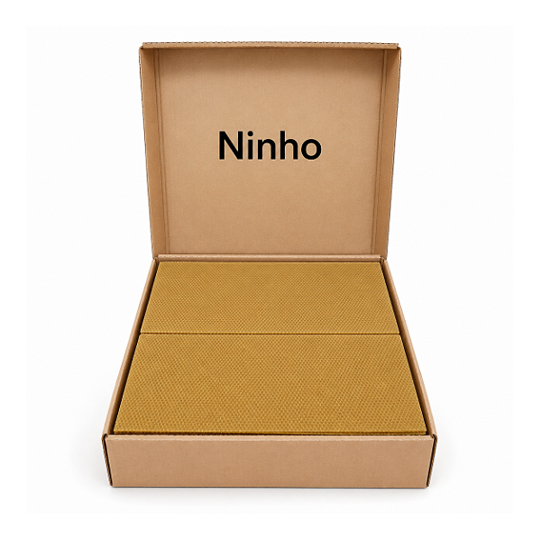 Cera Alveolada Pura Padrão Langstroth Para Ninho - 10Kg