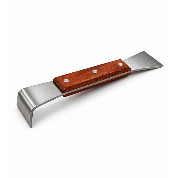 Formão Apícola de Inox com Cabo de Madeira - 20 cm