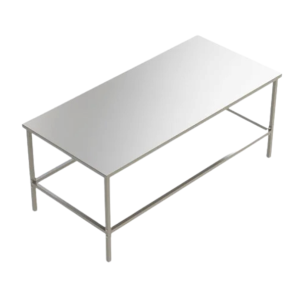 Mesa Plana Total Inox para Manipulação e Envase de Mel – Modelo SMP-199 (1,90 x 0,90 x 0,80 m)