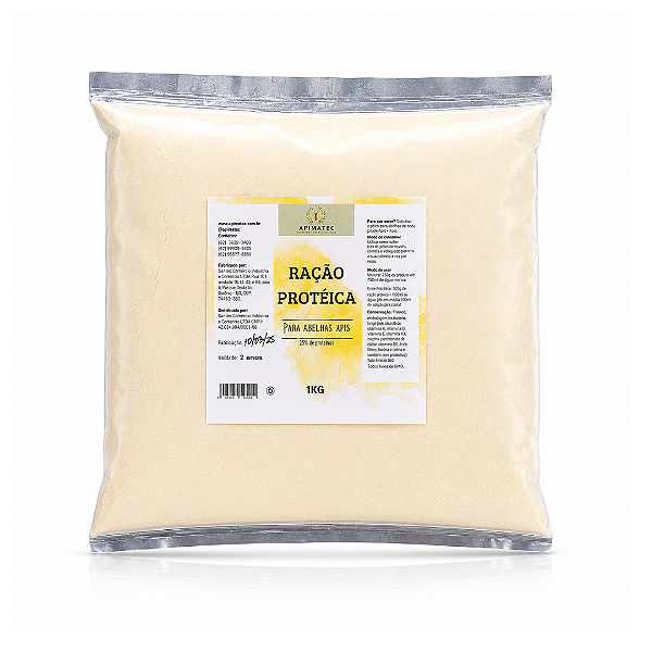 Ração Proteica Apícola - 1Kg