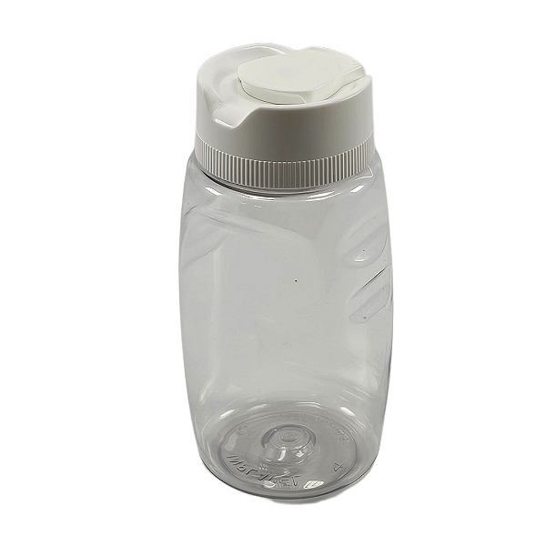 Bisnaga De Plástico 215ml /300g Invertida Para Embalar Mel De - Tampa Branca