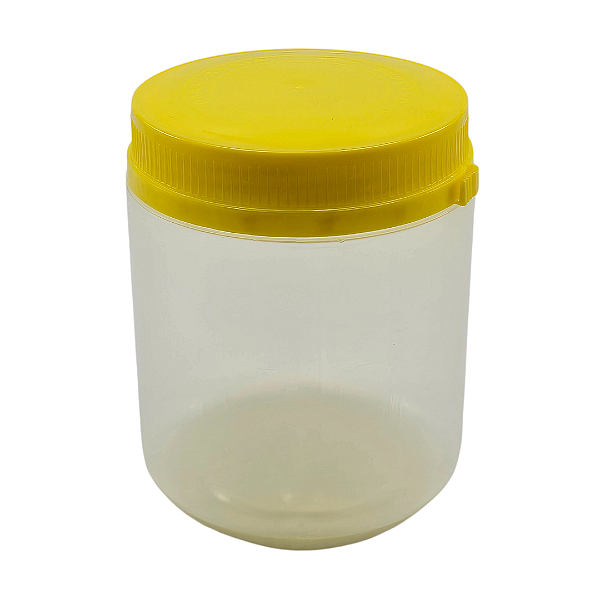 Pote 720ml / 1Kg Plástico Fosco Com Tampa Rosca