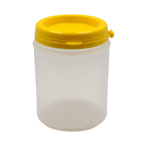 Pote Plástico 250ml / 350g com Tampa Lacre – Ideal para Embalagem de Mel