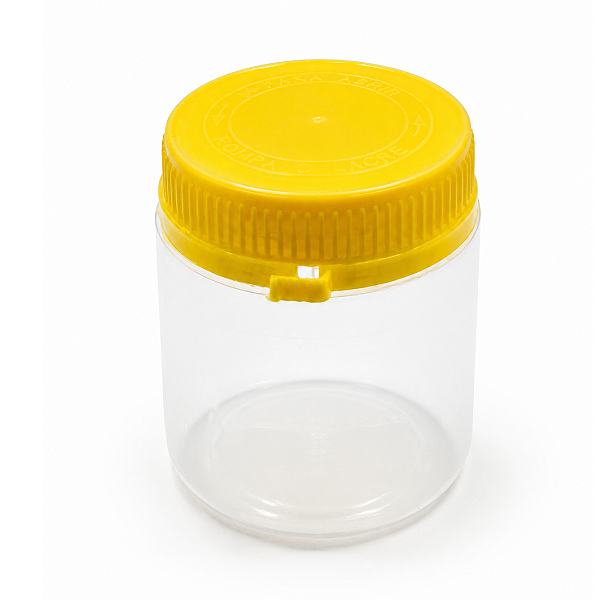 Pote 180ml / 250g Plástico Fosco Com Tampa Rosca Para Mel