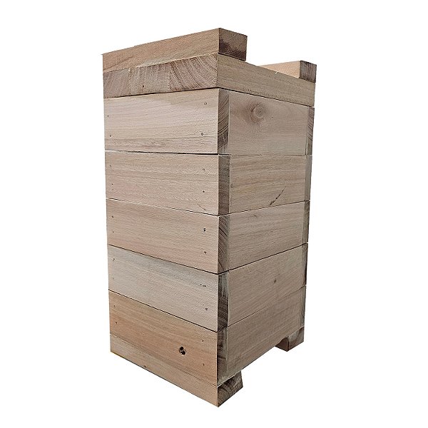 Colmeia INPA 12 x 12 De Madeira De Eucalipto Para Abelha Sem Ferrão