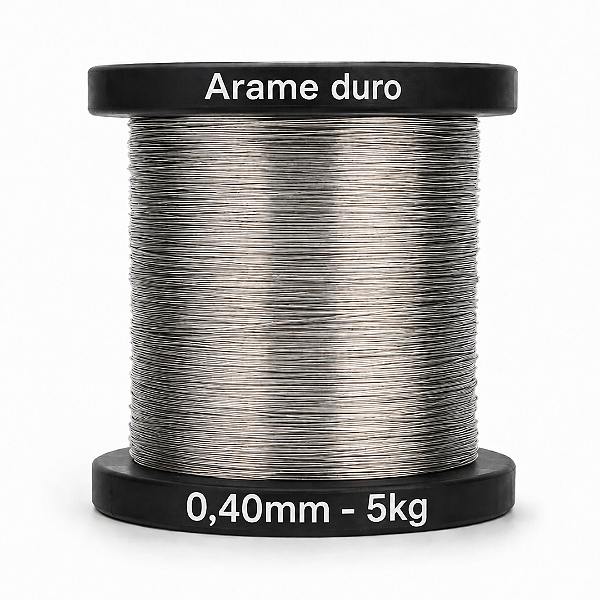 Arame Duro De Aço Inox 0,40mm Para Quadro de Ninho e Melgueira - 5kg