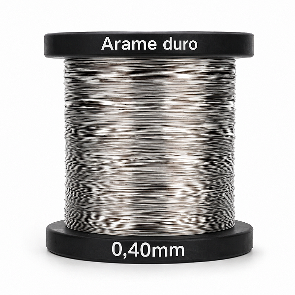 Arame Duro De Aço Inox 0,40mm Para Quadro de Ninho e Melgueira - 500 Gramas
