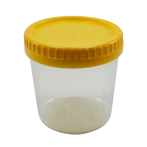 Pote 360ml / 500g Transparente com Tampa Rosca – Para Mel e Produtos de Alta Viscosidade