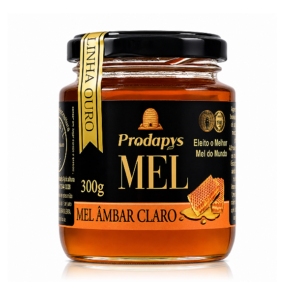 Mel Medalha de Ouro Âmbar Claro - 300g