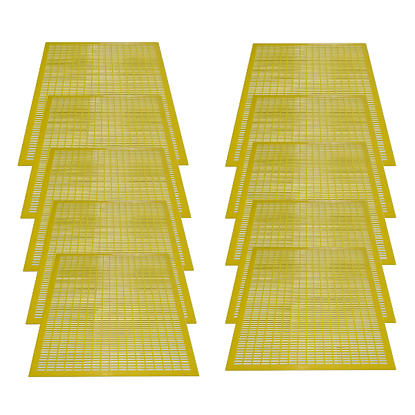 10 Telas Excluidora Para Rainha de Polipropileno 50,8X42X0,3  Padrão Langstroth