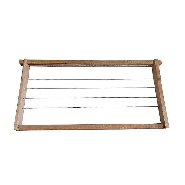 Quadro de Ninho Montado e Aramado – Padrão Langstroth