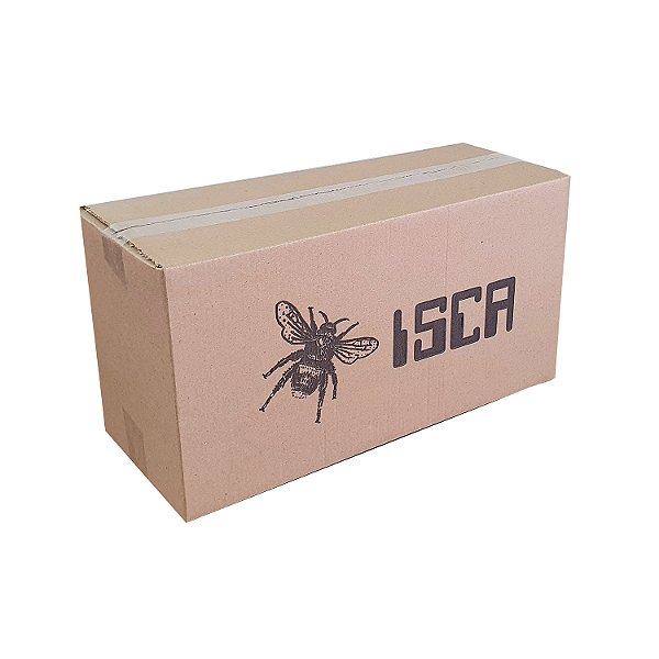Caixa Isca de Papelão com Suporte para Quadros de Ninho – Padrão Langstroth