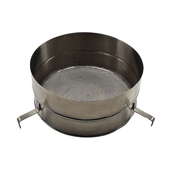Peneira Inox com Tela Grossa para Pré-Filtragem do Mel – Malha 18 – Tela Fixa