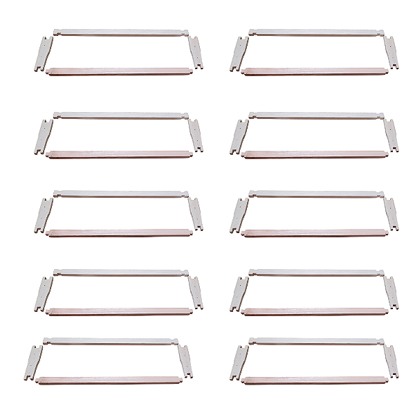 10 Quadros de Melgueira Desmontado – Padrão Langstroth