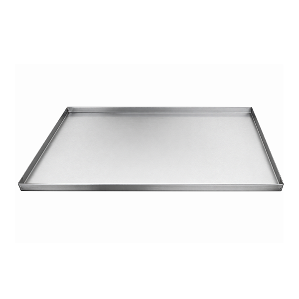 Bandeja Inox 430 para 1 Melgueira – 55x44x2 cm – Transporte e Recepção de Melgueiras