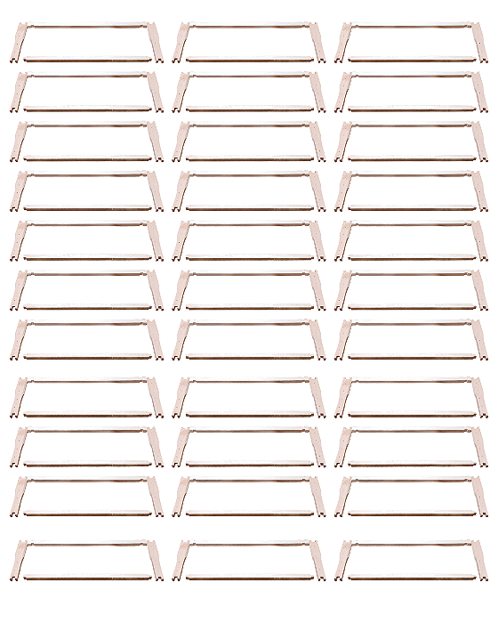 50 Quadros de Ninho Desmontado – Padrão Langstroth