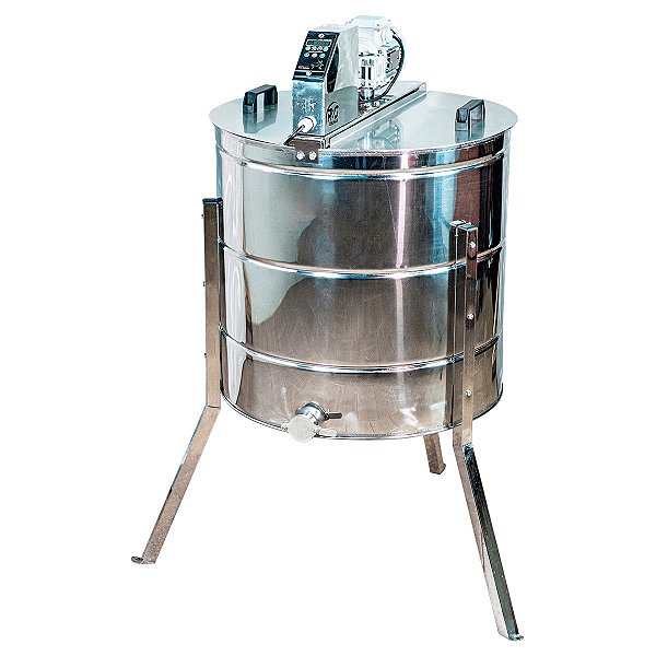 Centrífuga Extratora de Mel Elétrica 16/8 Quadros – Inox 304 para Melgueira e Ninho