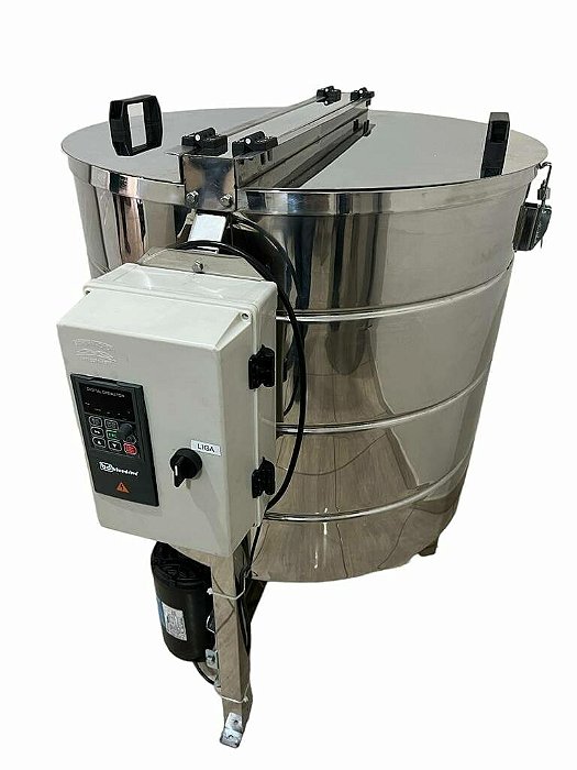 Centrífuga Extratora de Mel Elétrica 48/24 Quadros – Inox 304 para Melgueira e Ninho