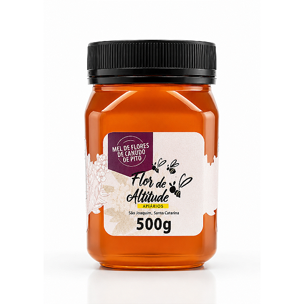 Mel de Flores de Canudo de Pito – 500 g | Flor de Altitude Apiários