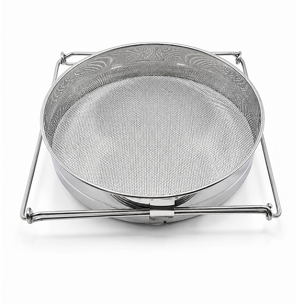 Peneira de Inox para Mel com Alças Ajustáveis