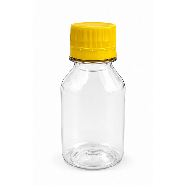 Garrafa Plástica Cristal Pet 100ml Para Alimentador De Abelhas Sem Ferrão