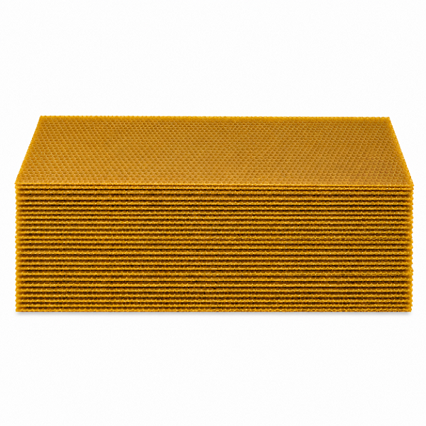 Cera Alveolada Pura Padrão Langstroth Para Melgueira - 1Kg