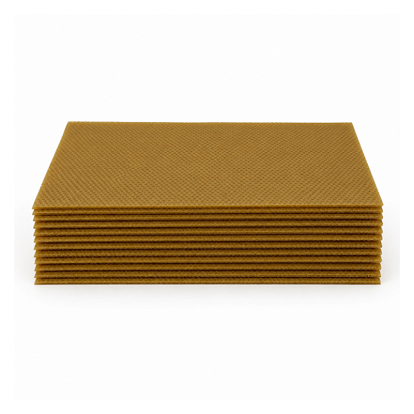 Cera Alveolada Pura Padrão Langstroth Para Ninho - 1Kg