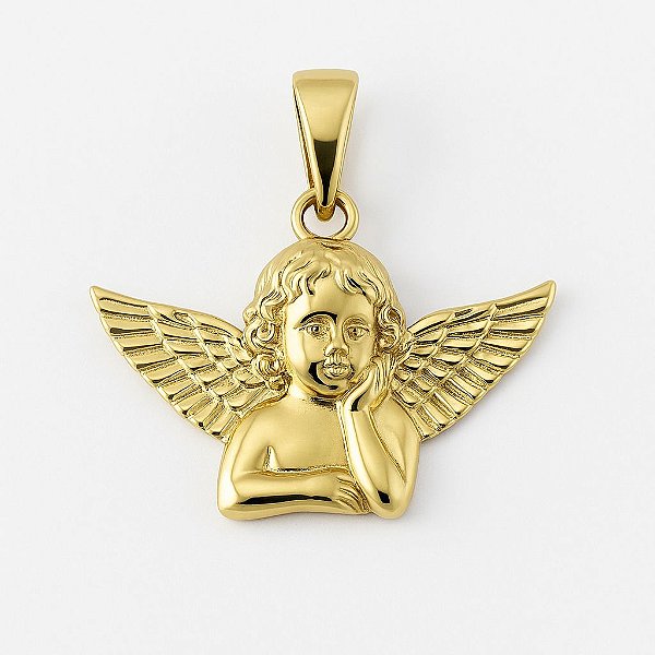 Pingente Anjo (24x17mm) Banhado A Ouro 18k PIN141