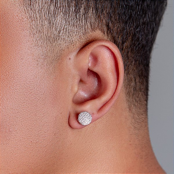 Kit Brincos Torre, Imperial 2 e 29 Pedras Banhada A Ouro Branco BRI030-BRI194-BRI003