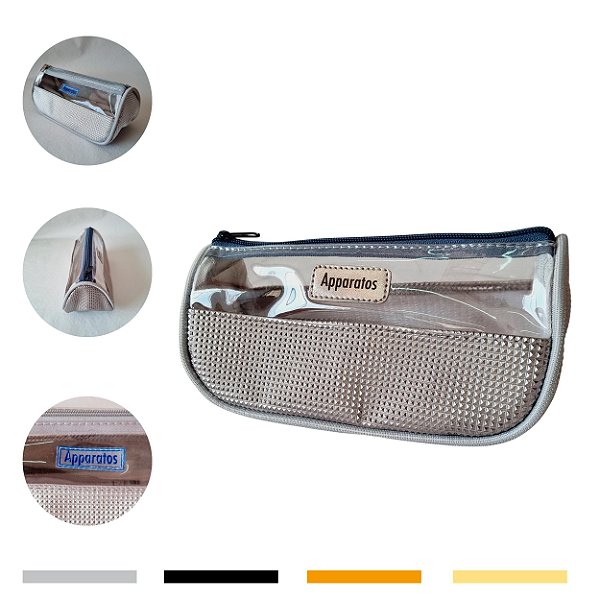 Necessaire Organizadora Feminina Cristal Transparente