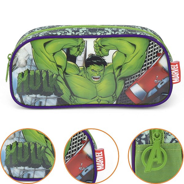 Hulk - Estojo Infantil Verde