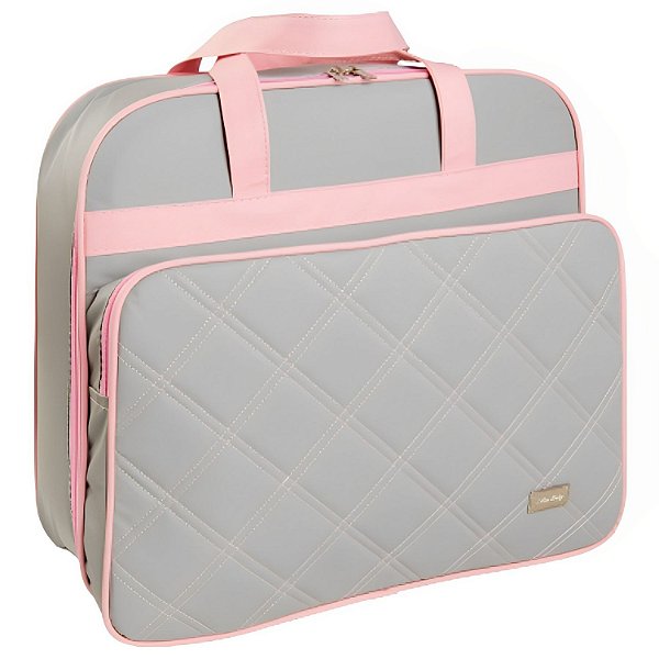 Bolsa Composê Grande - Cinza-claro