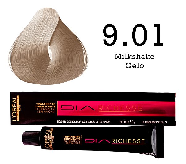 Tonalizante Diarichesse 9,01 Milk Shake Gelo L'Oréal Professionnel